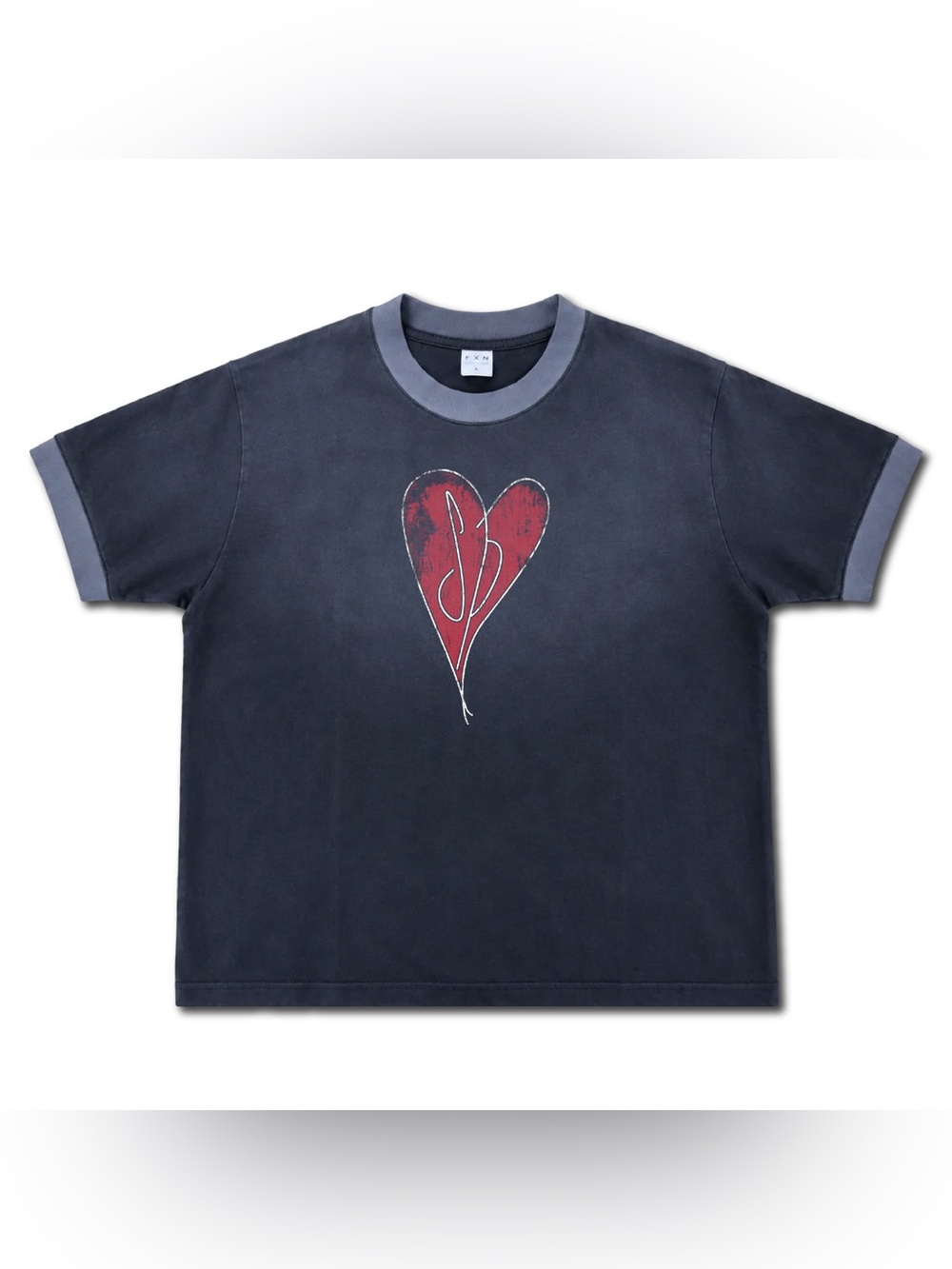 Smashing Pumpkins tee distressed sun faded ringer shirt